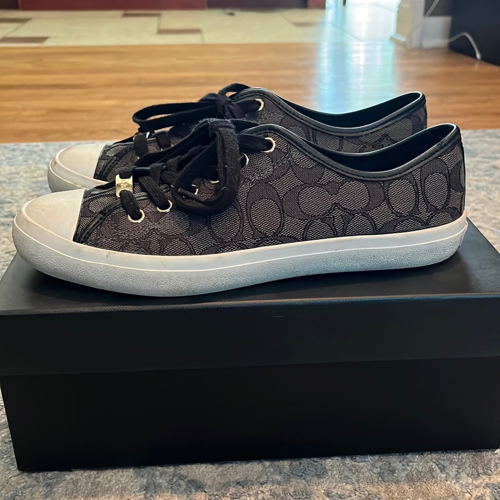 Coach empire sneakers, very gently used